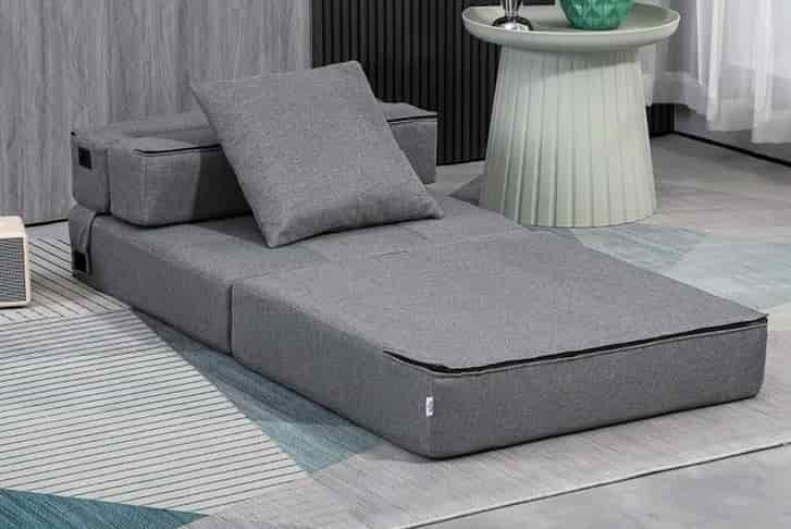 Recliner that makes into shop a bed