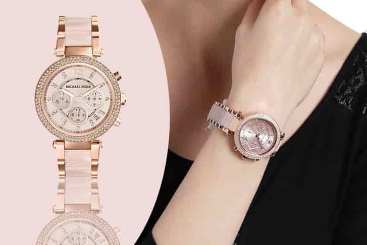 Michael Kors Parker MK5896 Women Stainless Steel store Analog Dial Quartz Watch AM658