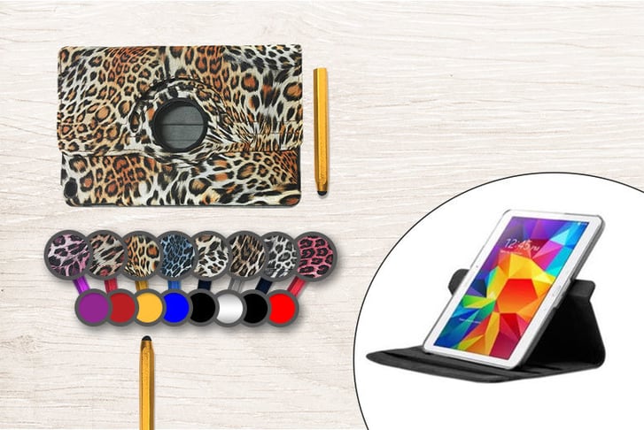 Planet-of-Accessories-Rotating-Case-and-Stand-for-iPad-Air2,Ipad-mini-1,2,3-and-Ipad-Mini-4-and-Ipad-Pro-Leopard-print-design