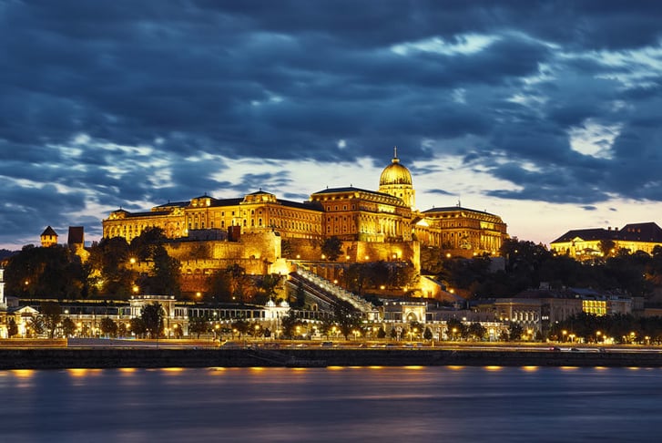 Budapest, Hungary, Stock Image - Royal Palace