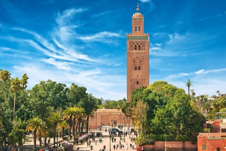 Marrakech, Morocco, Stock Image - Jemaa el Fna Square 2