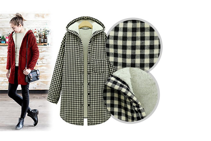 EFMALL-PLAID-THICK-JACKET-HOODED-OUTERWEAR