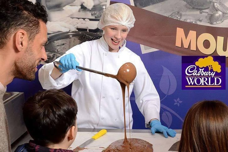 Cadbury World - Pouring Chocolate