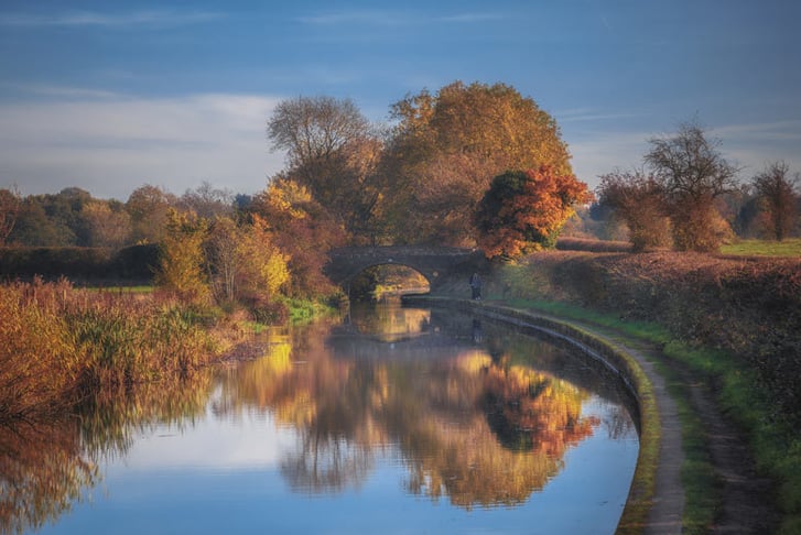 Solihill, Birmingham, Stock Image - Canal