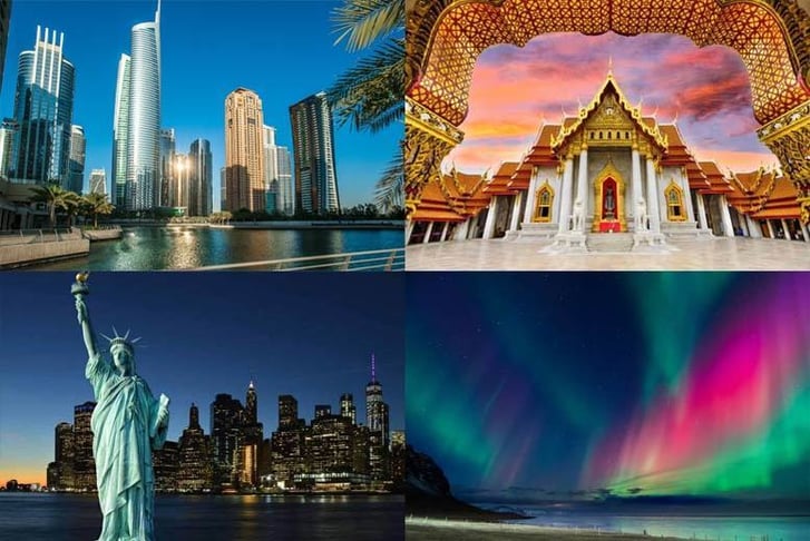 Mystery Getaway to Dubai, Thailand, Iceland or New York