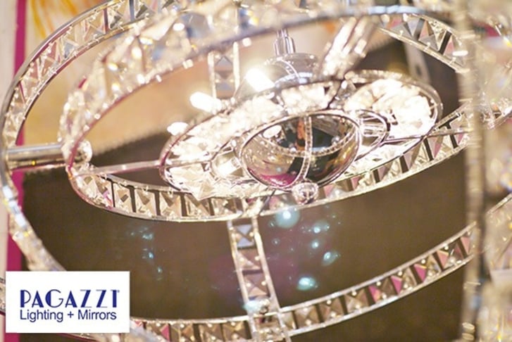 A shiny chandelier from Pagazzi