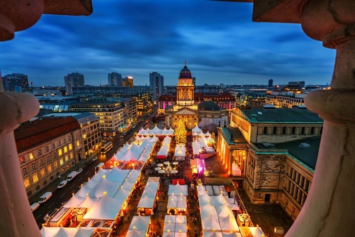 Berlin, Germany, Stock Image - Christmas Market
