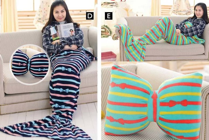 e-and-f-trading---130cm-or-180CM-Mermaid-Blanket-with-Cushion-2