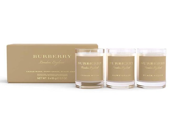 Shaneel-Ent---Burberry-Scented-Candle-3x65g-Cedar-Wood-Dewy-Grass-Black-Amber