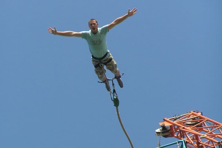 The UK Bungee Club 160ft Bungee Jump
