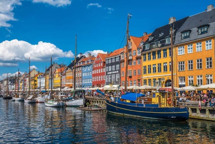 Copenhagen, Denmark, Stock Image - Canals