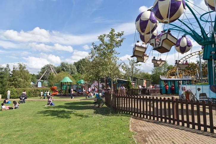 The park and rides at Gulliver's Theme Park