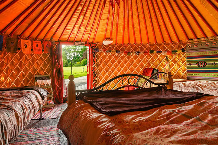 Ballaghaderreen Willowbrook Camping and Activities 1-2nt Roscommon Glamping Yurt Stay for 4