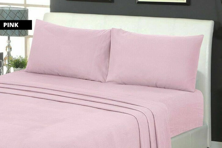 Flanlette-100%-Brushed-Cotton-Fitted-Sheet-+-pillow-case-pair-7