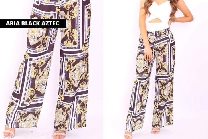 top-end-Printed-Palazzo-Flared-Leg-Trousers-2
