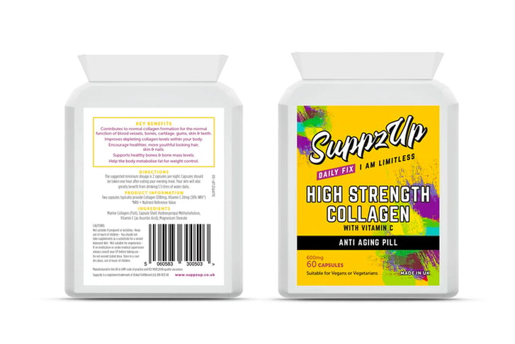 3-SuppzUp---High-Strength-Collagen-With-Viitamin-C-600mg-SPEEDY-DELIVERY