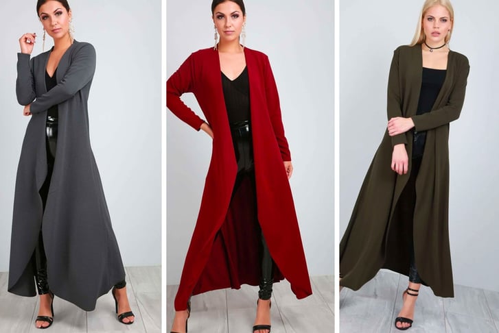 Long floor length on sale cardigan