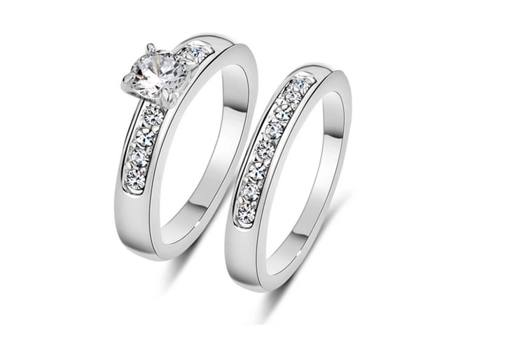 Double-Crystal-Ring-Set