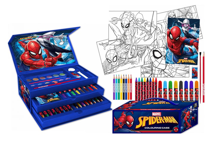 Amazing-Spiderman-Kids-52-Pieces-Colouring-Art-Case