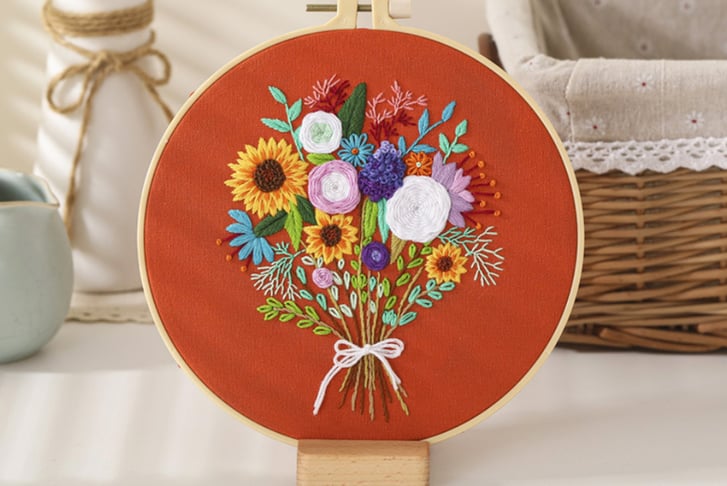 Flower-bouquet-DIY-Cross-Stitch-Embroidery-Starter-Kit-6