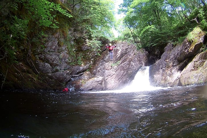3hr Canyoning Experience Voucher - Stirlingshire