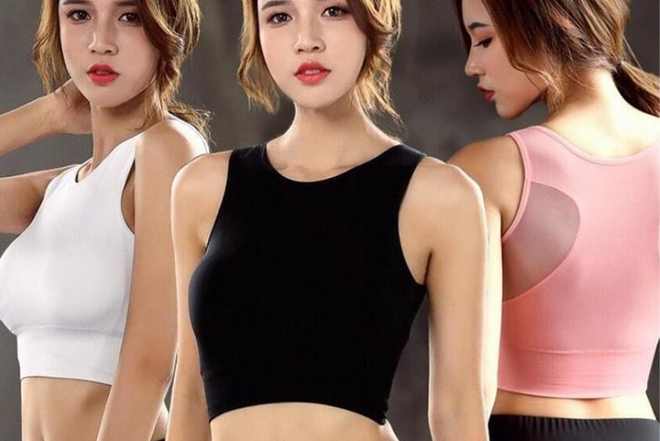 Breathable Push-Up Sports Bra Offer - Wowcher