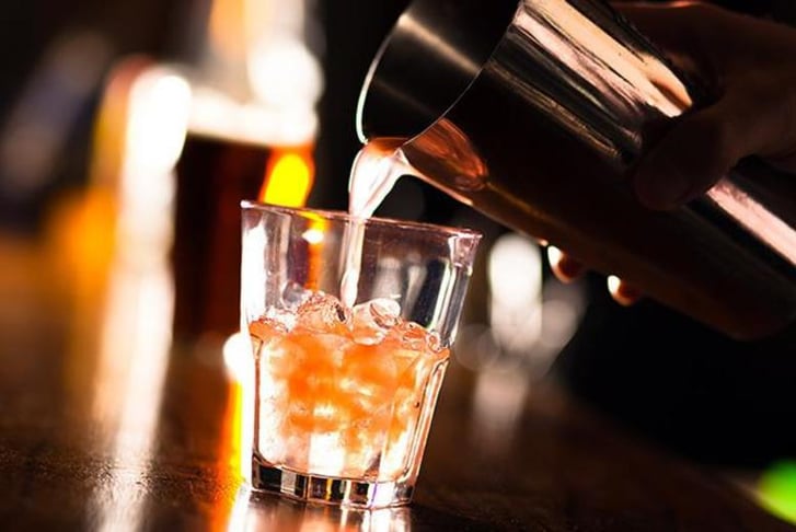 Rum cocktail