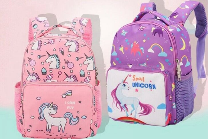 cool unicorn backpack - main