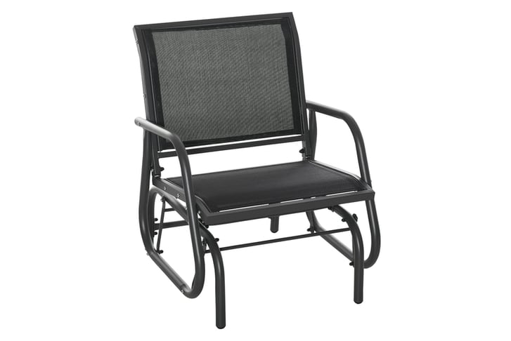 Outsunny-Outside-Glider-Swinging-Lounge-Chair-w--Weather-&-UV-Resistance-Grey-Black-2
