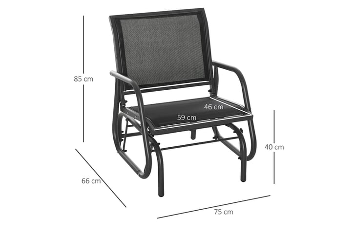 Outsunny-Outside-Glider-Swinging-Lounge-Chair-w--Weather-&-UV-Resistance-Grey-Black-4