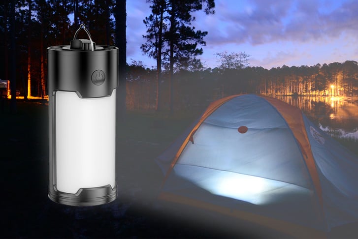 Battery powered camping clearance lamp