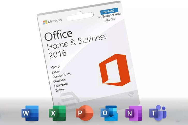 Microsoft Office Home & Business for Mac - 2016, 2019 