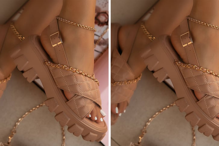 Summer-Solid-Platform-Women-Sandals-BEIGE