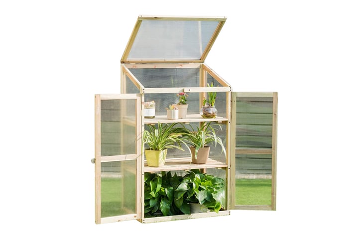 Wooden-Greenhouse-Cold-Frame-Garden-Flower-Vegetable-Planting-Box---3-Models-2