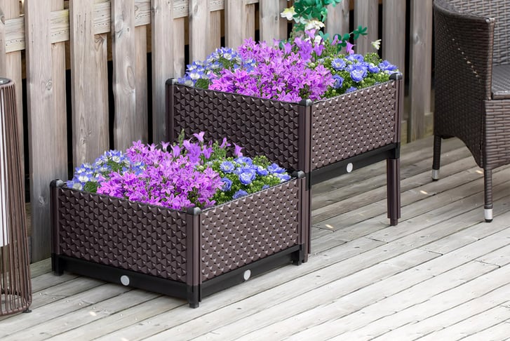 Outsunny-2pc-Raised-Garden-Bed-1