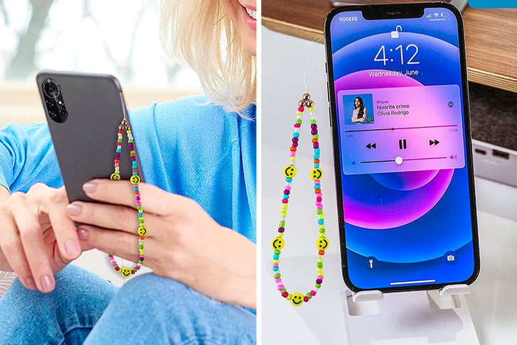 6pcs Beaded Phone Charms Deal - Wowcher