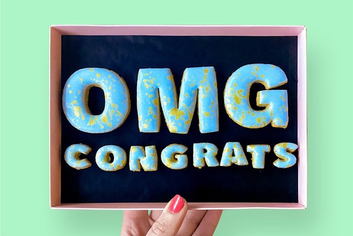 OMG Congrats Cookie – Baked By Steph – Personalise Option