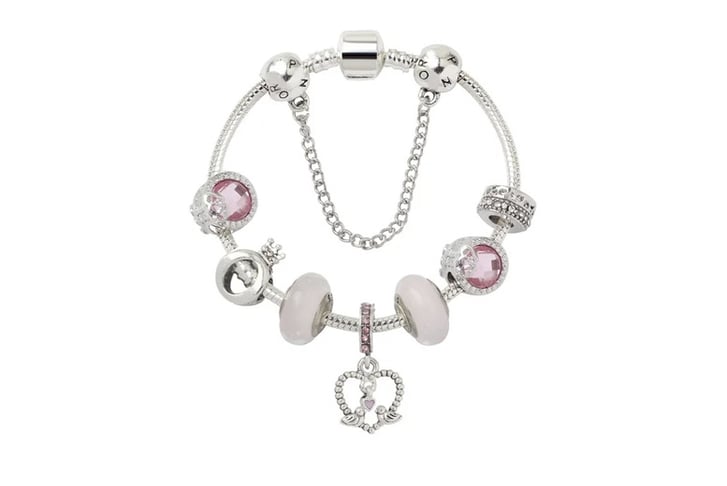 Pink-Alloy-Bracelet-Series-Love-Bird-Pendant-Bracelet-2
