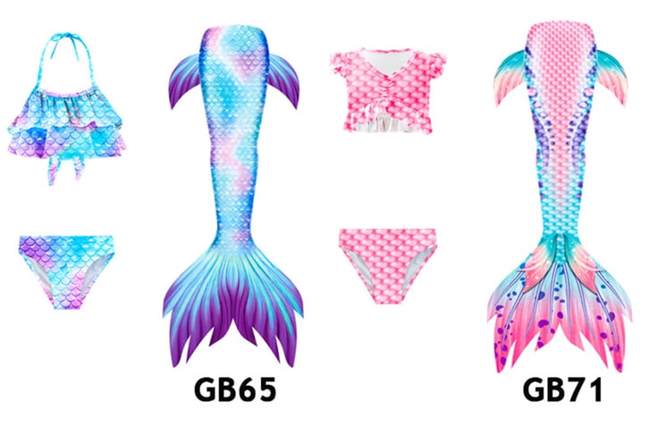 mermaid swim costume image 7