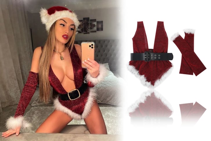 Sexy Santa Lingerie Outfit Deal - Wowcher