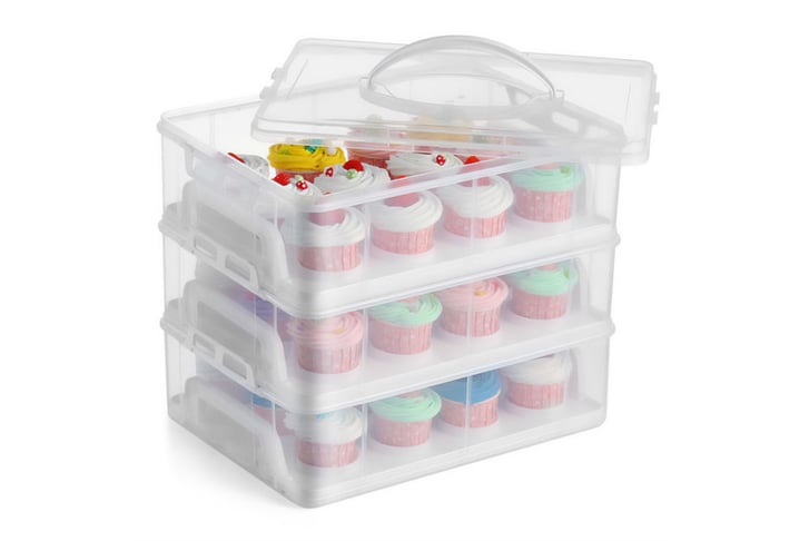 3-Tier-Stackable-Cupcake-Carrier-Box-Muffin-Cake-Holder-2