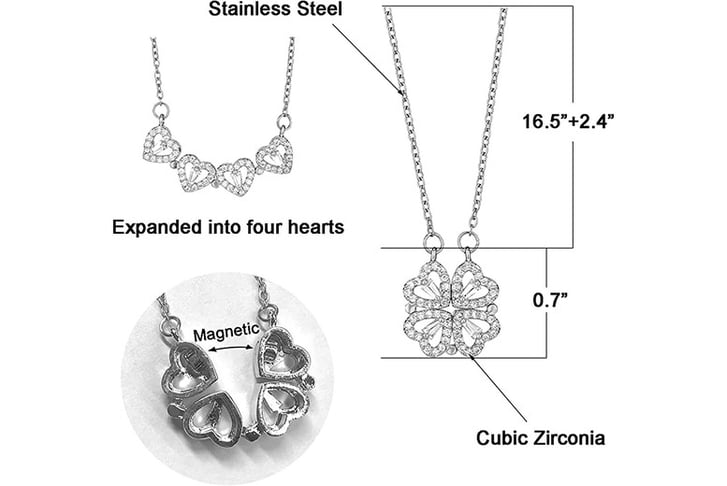 #TikTokMadeMeDoIT-Heart-Folding-Clover-Necklace-7