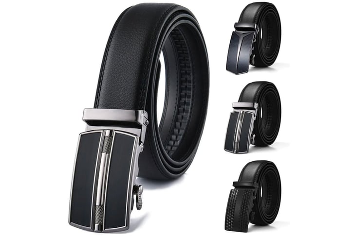 Men-Slide-Genuine-Leather-Ratchet-Belt-with-Automatic-Buckle-1