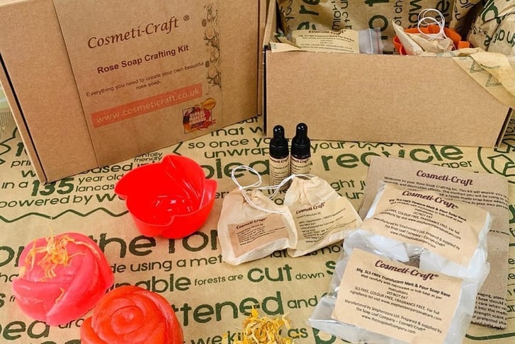 Rose Soap Crafting Kit - The Soap Loaf Company