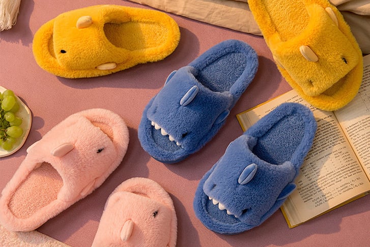 Cute-Shark-Fluffy-Slippers-9
