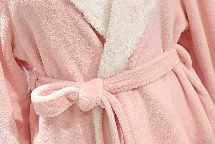 Extra-Long-Warm-Flannel-Bathrobe-Spa-Robe-Sleepwear-7