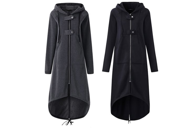 Large-Size-Women’s-Sweatshirt-Hooded-Zipper-Long-Coat-2
