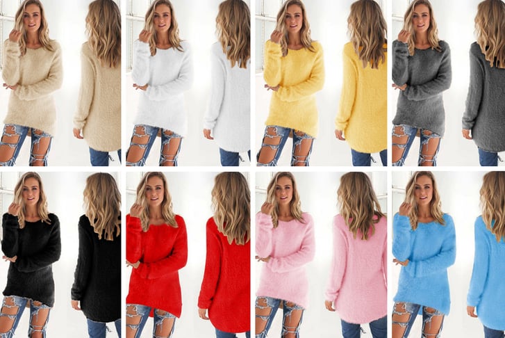 Large-Size-Women-Loose-Knitted-Round-Neck-Pullover-Long-Sweater-1