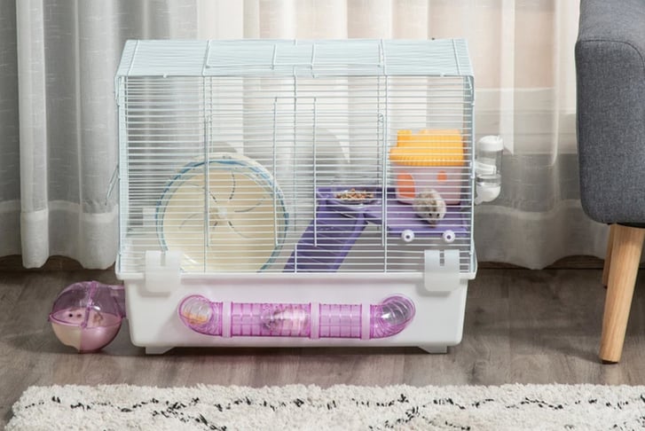 Multi-storey-Hamster-Cage-with-Shower-Room-1