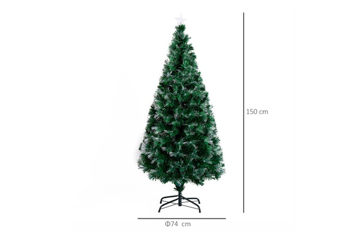 HOMCOM-1.5m-Artificial-Christmas-Tree-with-LED-Lights-3